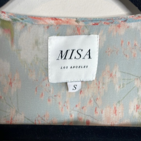 MISA | Women’s Alis Angeles Cayla Floral Scarf Blouse Size Small - Picture 5 of 7